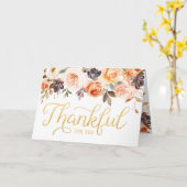 Shabby Chic florale Rose Dankbare Grußkarte Karte (Gelbe Blume)