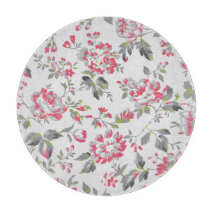 Shabby Chic Florale Rosen Muster Schneidebrett