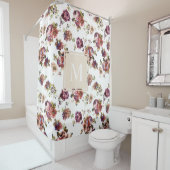 Shabby Chic Florals - Personalisiert Duschvorhang (Beispiel)