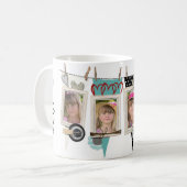 Shabby Chic Foto Spezialität Muttertag Tasse (Vorderseite Links)