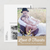 SHABBY CHIC | FOTO WEDD DANK IHNEN POSTCARD POSTKARTE (Vorne/Hinten)