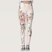 Shabby Chic, französisch chisch, Vintag, blumenrei Leggings (Vorderseite)