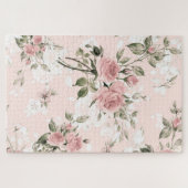 Shabby Chic, französisch chisch, Vintag, blumenrei Puzzle (Horizontal)