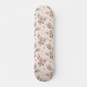 Shabby Chic, französisch chisch, Vintag, blumenrei Skateboard