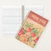 Shabby Chic Französisch Großmutter Grand-Mère Notizblock (Innen)