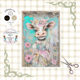 Shabby Chic Französisches Entpackungs-Tissue Paper Seidenpapier