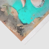 Shabby Chic Französisches Entpackungs-Tissue Paper Seidenpapier (Ausschnitt)