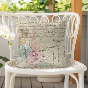 Shabby Chic Französisches Land Blumenmuster Kissen