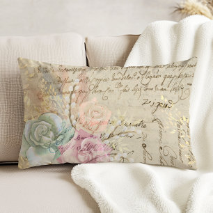 Shabby Chic French Country Floral Dekokissen
