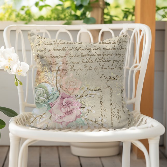 Shabby Chic French Country Floral Kissen (Von Creator hochgeladen)