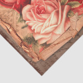 Shabby Chic für Vintage Beschriftungen/Anschlagwer Seidenpapier (Detail)