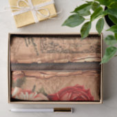 Shabby Chic für Vintage Beschriftungen/Anschlagwer Seidenpapier (Geschenk)