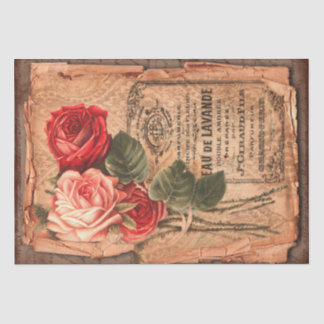 Shabby Chic für Vintage Beschriftungen/Anschlagwer Seidenpapier