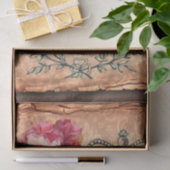 Shabby Chic für Vintage Beschriftungen/Anschlagwer Seidenpapier (Geschenk)