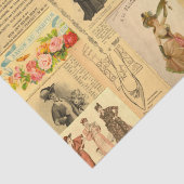 Shabby Chic für Vintage Frauenwerbung Seidenpapier (Detail)