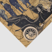 Shabby Chic für Vintage Männerwerbung Seidenpapier (Detail)