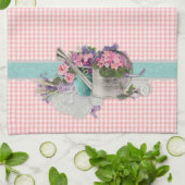 Shabby Chic Garden Floral Küche Handtuch (Gefaltet)