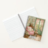 Shabby-Chic-Gartenleseecke Notizblock (Innenseite)