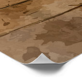 Shabby-Chic-Gartenleseecke Poster (Ecke)