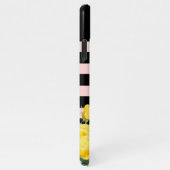 Shabby Chic Gelbe Rosen Blumenmuster iPhone Hülle (Rechte Seite)