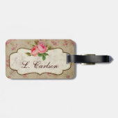 Shabby Chic-Gepäck-Umbau Gepäckanhänger (Rückseite horizontal)