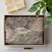 Shabby Chic, Gerahmtes Mohn, Mischmedienschichten Seidenpapier (Geschenk)