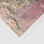 Shabby Chic, Gerahmtes Mohn, Mischmedienschichten Seidenpapier (Ausschnitt)