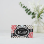 Shabby Chic-Geschäfts-Karten Visitenkarte (Stehend Vorderseite)