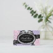 Shabby Chic-Geschäfts-Karten Visitenkarte (Stehend Vorderseite)