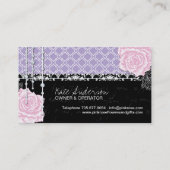 Shabby Chic-Geschäfts-Karten Visitenkarte (Rückseite)