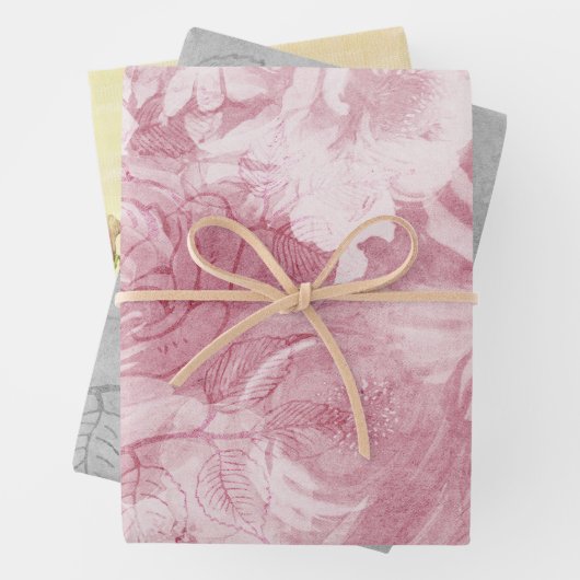 Shabby Chic Geschenkpapier Set (Beispiel)