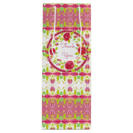 Shabby Chic Geschenktüte Für Weinflaschen