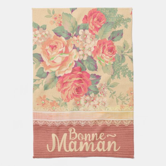 Shabby Chic Großmutter Bonne-Maman Geschirrtuch (Vertikal)