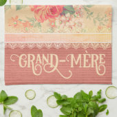 Shabby Chic Großmutter Grand-Mère Geschirrtuch (Gefaltet)