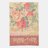 Shabby Chic Großmutter Grand-Mère Geschirrtuch (Vertikal)
