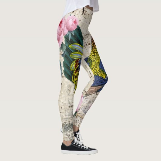 Shabby Chic-Hahn Leggings (Rechts)