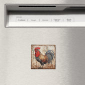 Shabby Chic Hahn Magnet (In Situ (Geschirrspüler))