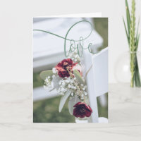 Shabby Chic "Happiy ever After" Hochzeitkarte