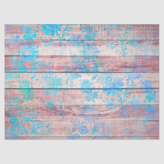 Shabby Chic Holzserie Design 7 Seidenpapier