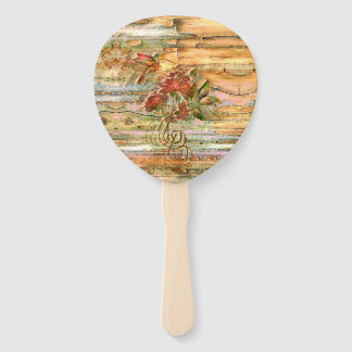 Shabby Chic Hummingbird Flight Fächer