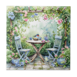 Shabby Chic Hütte Garden Keramik Tile Fliese