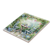 Shabby Chic Hütte Garden Keramik Tile Fliese (Seite)