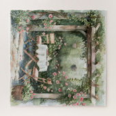 Shabby Chic Hütte Garden Puzzle (Horizontal)