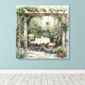 Shabby Chic Hütte Leinwand (Insitu (Holzboden))