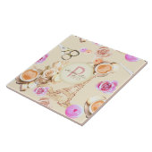 Shabby Chic im Vintagen Paris Fliese (Seite)