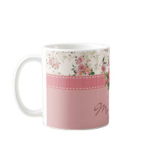 Shabby Chic-individueller Name u. Monogramm mit