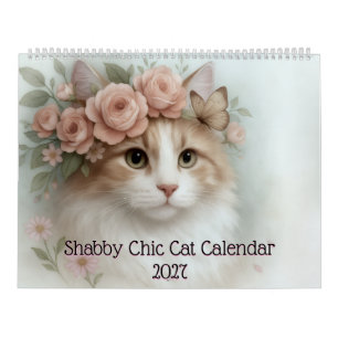 Shabby Chic Katzenkalender 2027 Kalender