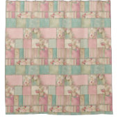 Shabby Chic-Kernpastel Duschvorhang (Vorderseite)