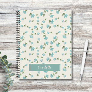Shabby Chic Kleine Blumige Cottagecore Elfenbein Notizblock