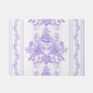 Shabby Chic, Lavendel, Handtuch, Blumenmuster, Vik Fußmatte